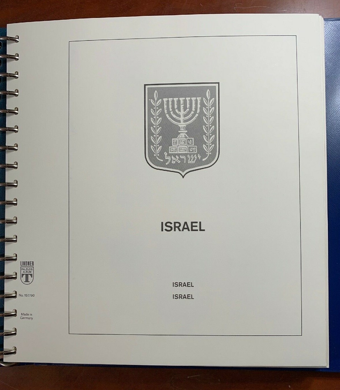 Israel Lindner Albums (2) MNH TABS Complete From 1970-1992 VF-XF (CV $1,450) - Image 10