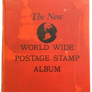 Minkus New World Wide Postage Stamp 1952 Album 350+ Stamps. KP-110