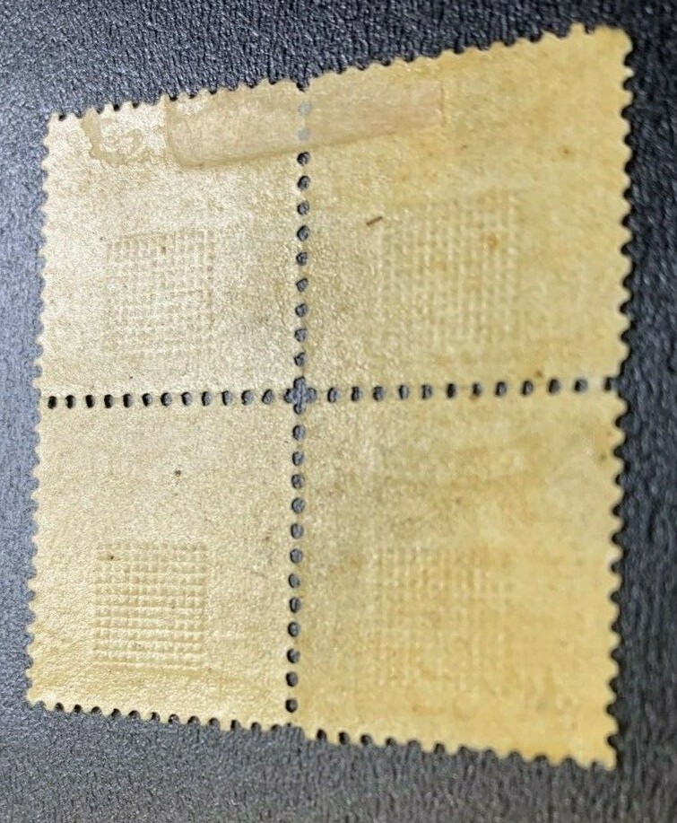 US #113 1869 2c Pictorials, Post Horse/Rider Block 4 MOG HR APEX (SCV $2,000) - Image 10