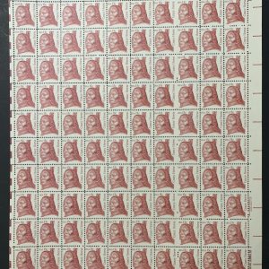 US 1855 1982 13c Crazy Horse Sheet of 100 MNH VF-XF