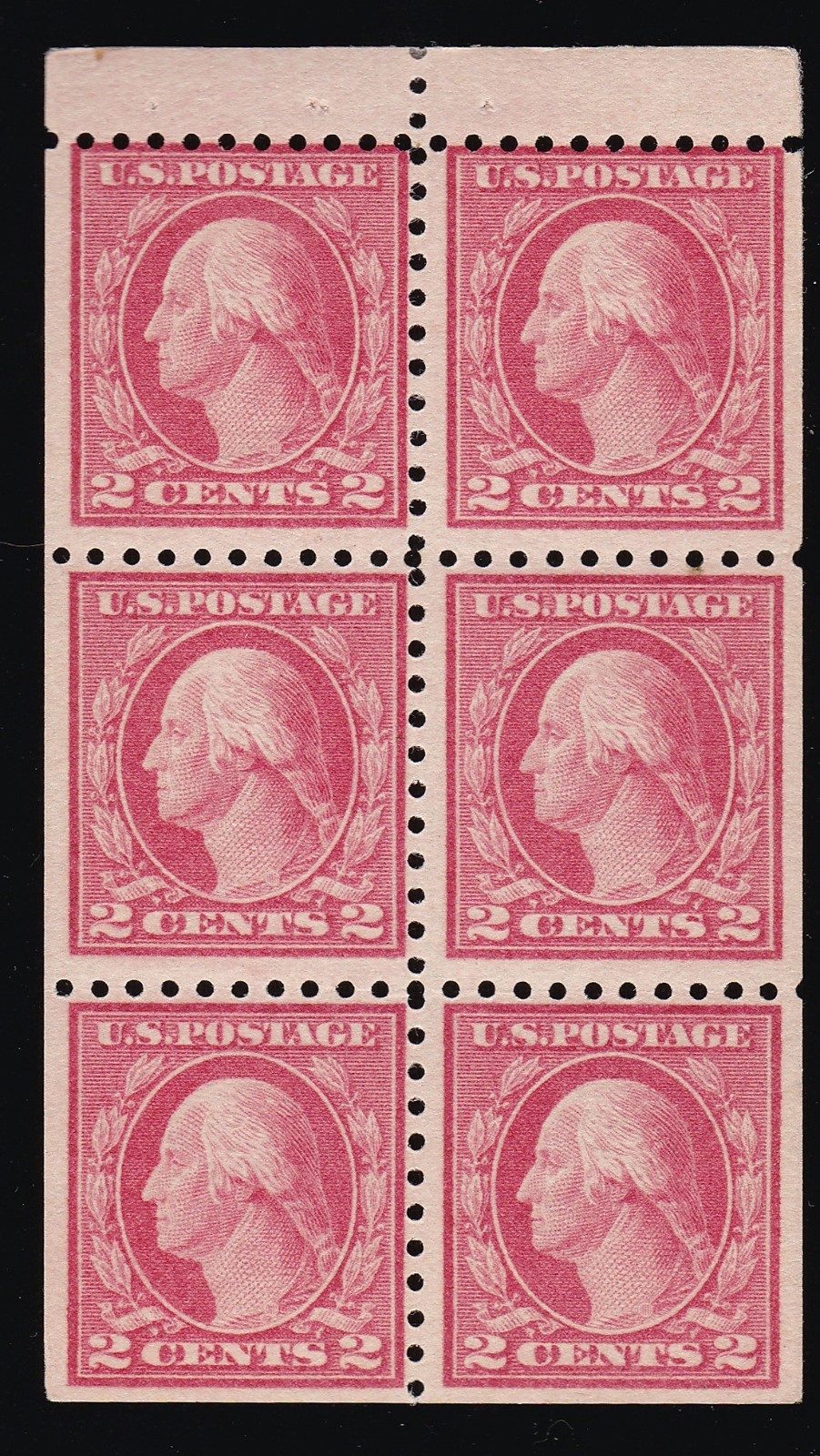 US #463a Booklet Pane Of 6 MNH (CV $180)