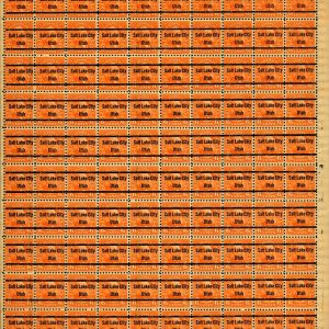 US #587 1925 6¢ Garfield Precancel Sheet, Perf 10. MNH F (SCV $2,000 as Singles)