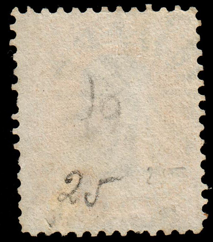 US #71 30c Franklin Orange Brown with Starburst Cancel (CV $200) - Image 2