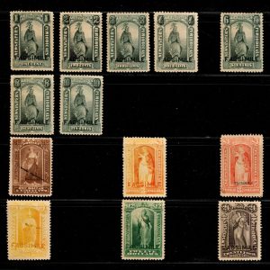 US Newspapers and Periodicals 'Fascimile' Oveprint Stamps (13). KP-114