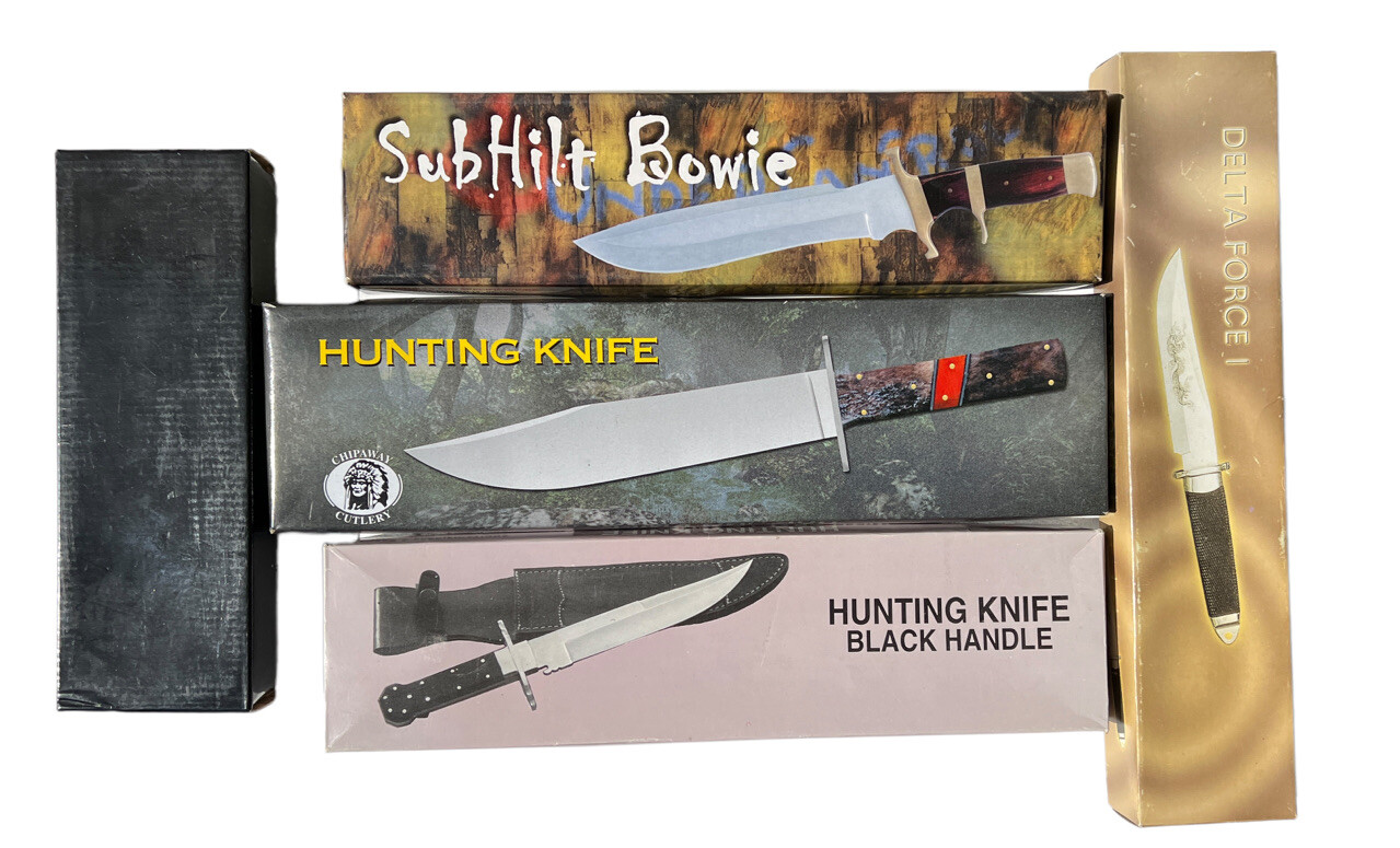 Fixed Blade Assortments (5) with Sheaths KP-1423