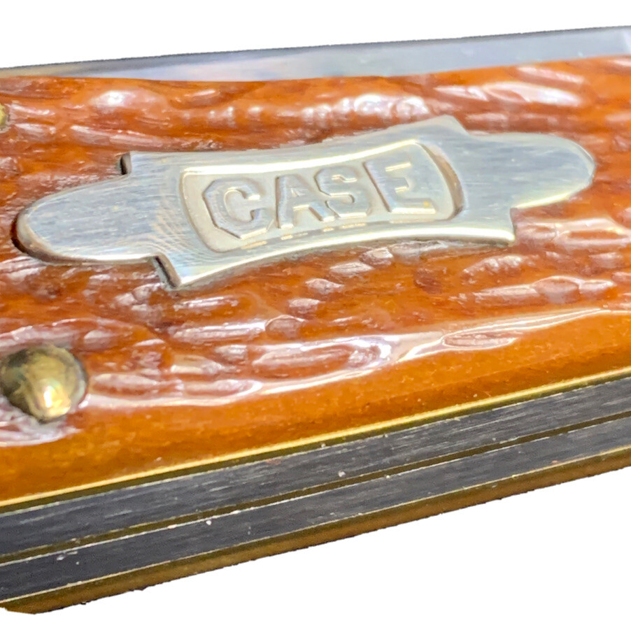 Pocketknife Case Classic 6223 1992 1st Prod Run of 80 *Dk Brown* Bowtie KP-1088 - Image 2