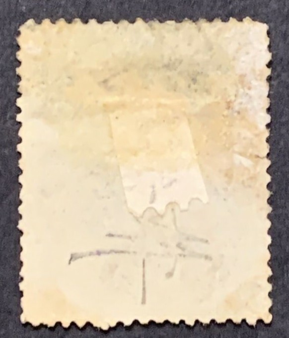 US #36B 1860 12c Wash. Used Red Cancel CV $315. KP-048 - Image 4