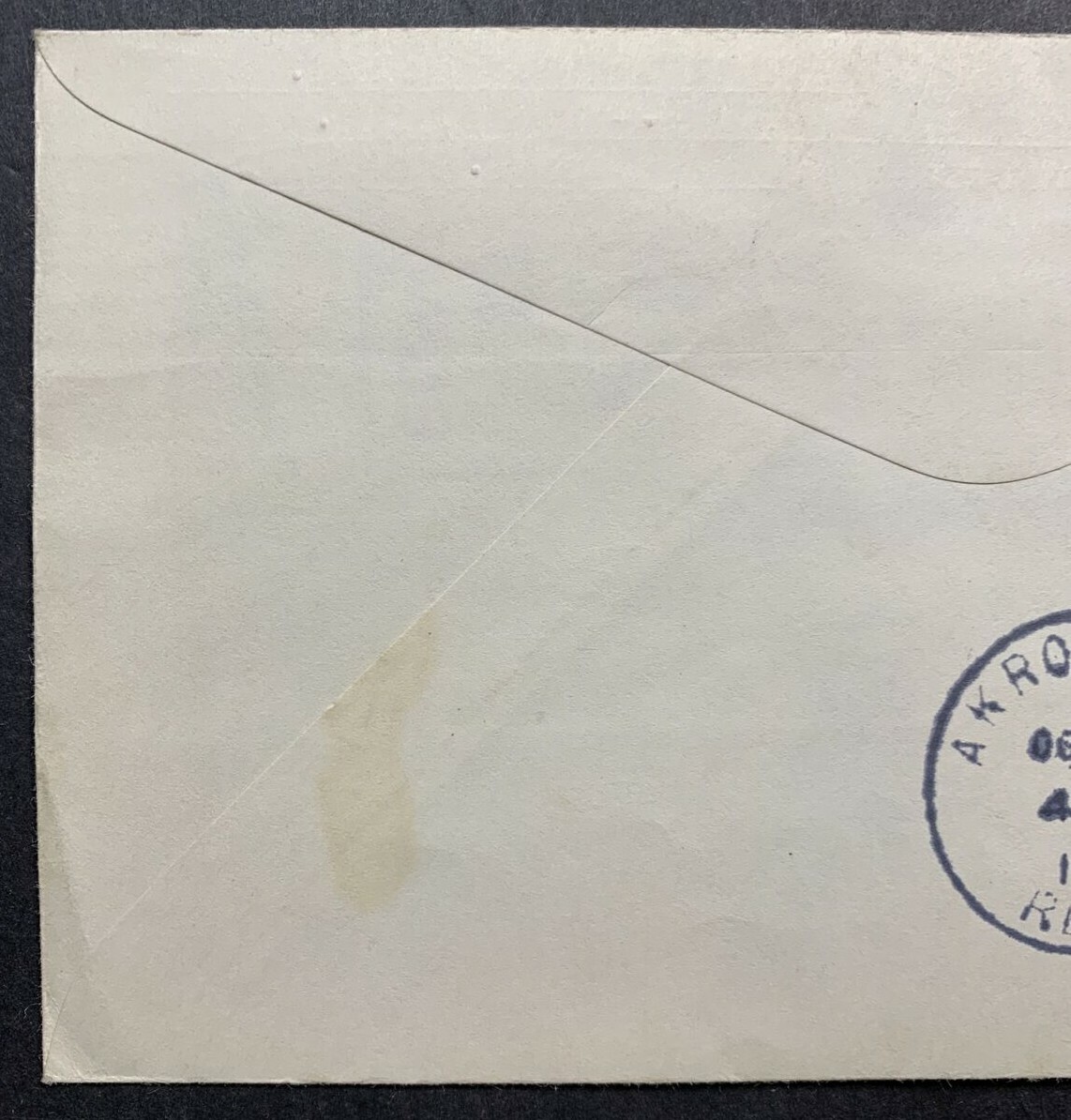 US #C18-8 1933 50c Baby Zep Linprint Cover. Akron, OH Roundtrip. (CV $350) - Image 8