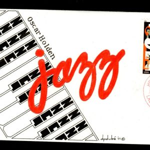 USA #4503 FDC 44c Jazz. DP Dube Handpainted Limited 7/23