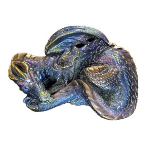 Figurine Windstone Editions© 1985 M. Pena Mother Peacock Dragon DH-7002