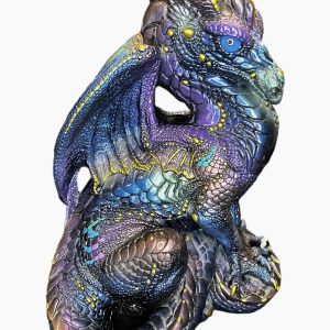 Figurine Windstone Editions© 1986 M. Pena Male Peacock Dragon DH-7000