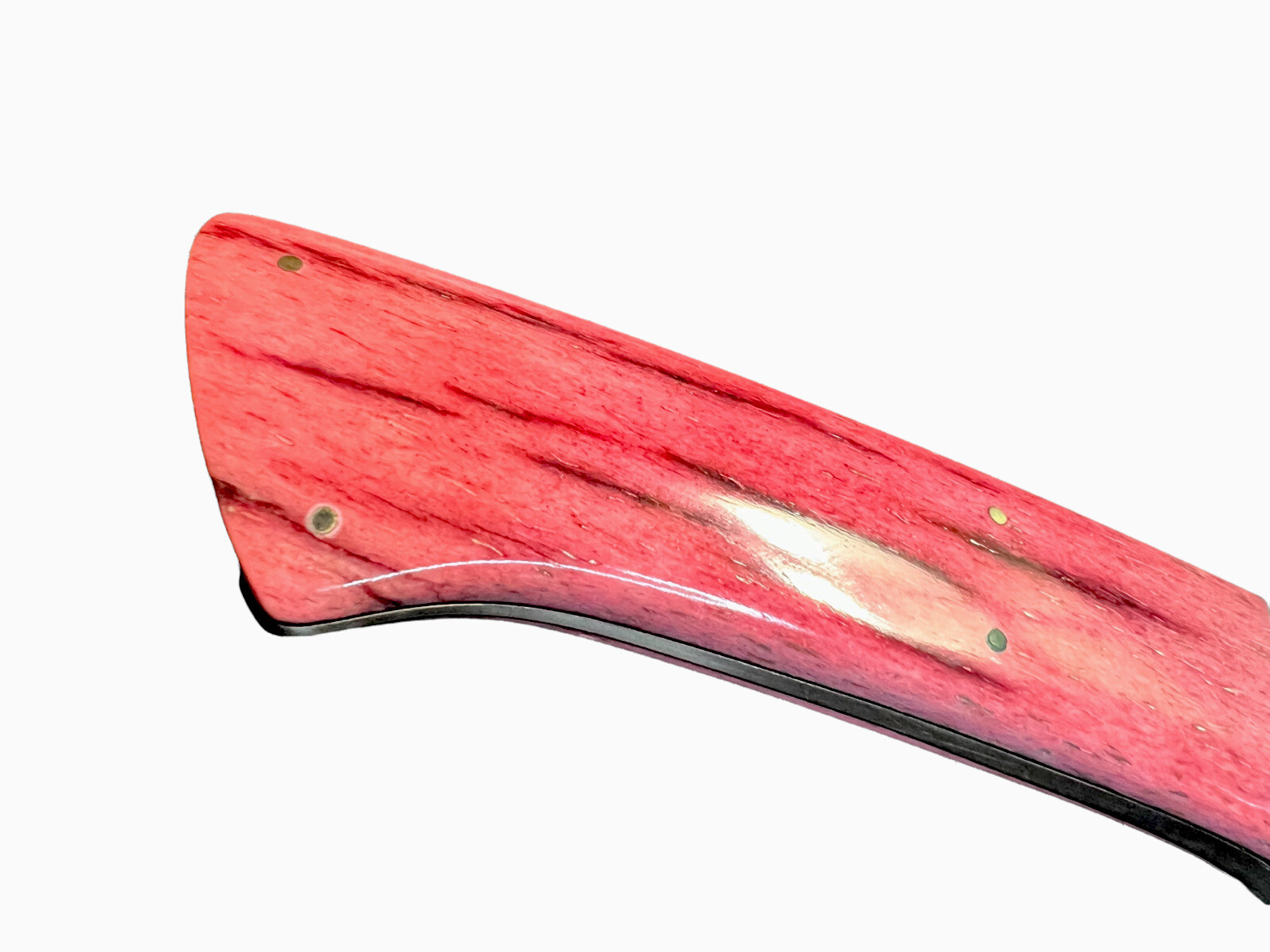 Fixed Blade Ray Cover Custom ATS-34 *Pink* with Leather Sheath KP-1390 - Image 13
