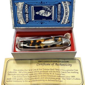 Pocketknife Case 73043 1/2 1992 Whittler Serp. Tortoise Shell Celluloid KP-1503