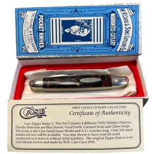 Pocketknife Case 73091 1993 Whittler *Good Earth* Zipper No SN 100 Made KP-1343