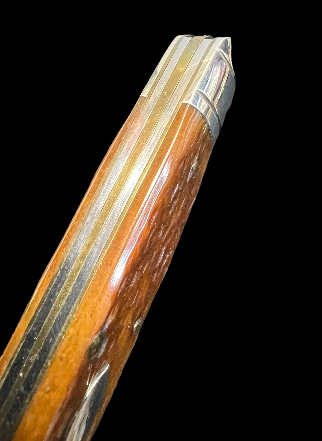 Pocketknife Platt's 3 1/2 1992 Big Whittler *Brown* Bone 1 of 10 KP-1460 - Image 3