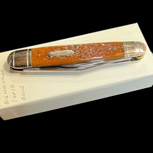 Pocketknife Platt's 3 1/2 1992 Big Whittler *Brown* Bone 1 of 10 KP-1460