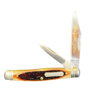 Pocketknife Schrade 2331 1985 Jack Smooth *Reddish Brown* Bone KP-1547