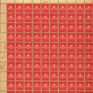 US #654/655 2c Edison's First Lamp, Flat and Rotary Press Sheets MNH (BCV $480)