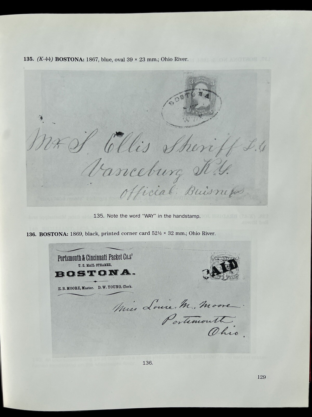 Vessel-Name Markings on US Inland and Ocean Wateways 1810-1890, J. Milgram - Image 12