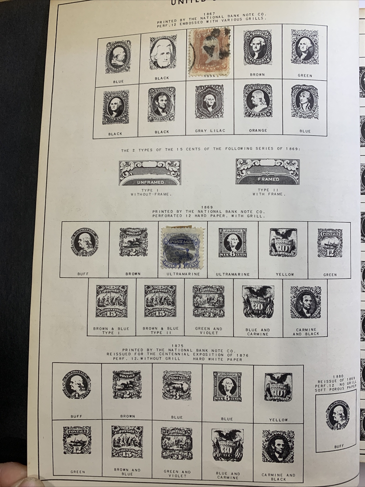 Denhof's Encyclopedic World Wide Stamp Album with 200+ stamps. # KP-101 - Image 6