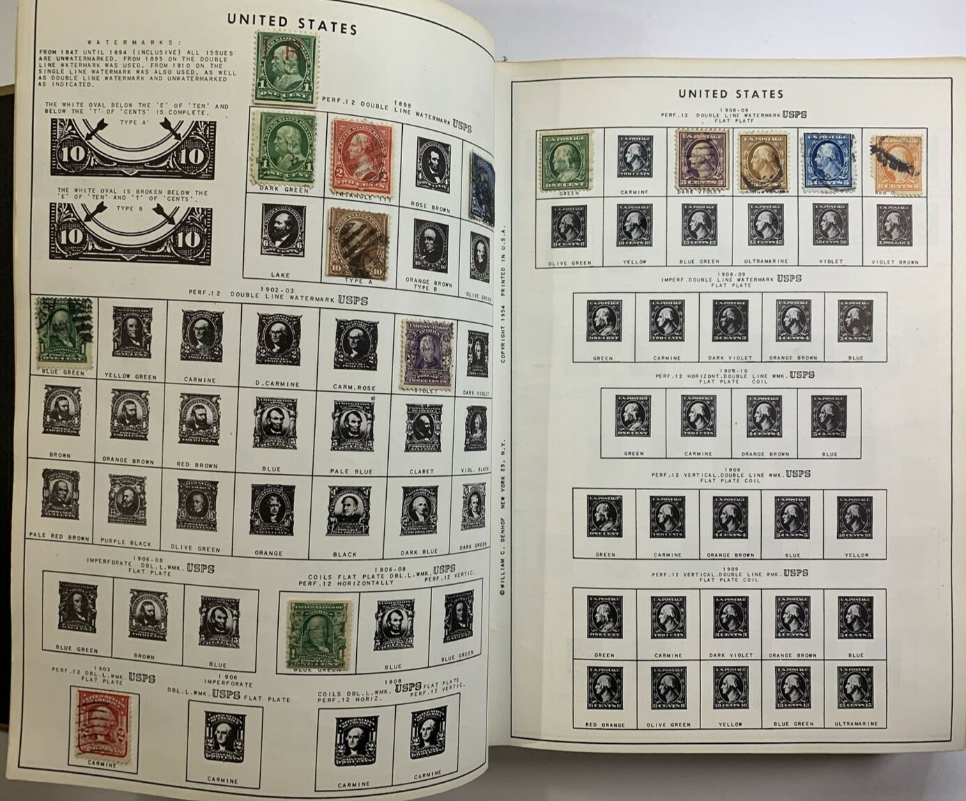 Denhof's Encyclopedic World Wide Stamp Album with 200+ stamps. # KP-101 - Image 8