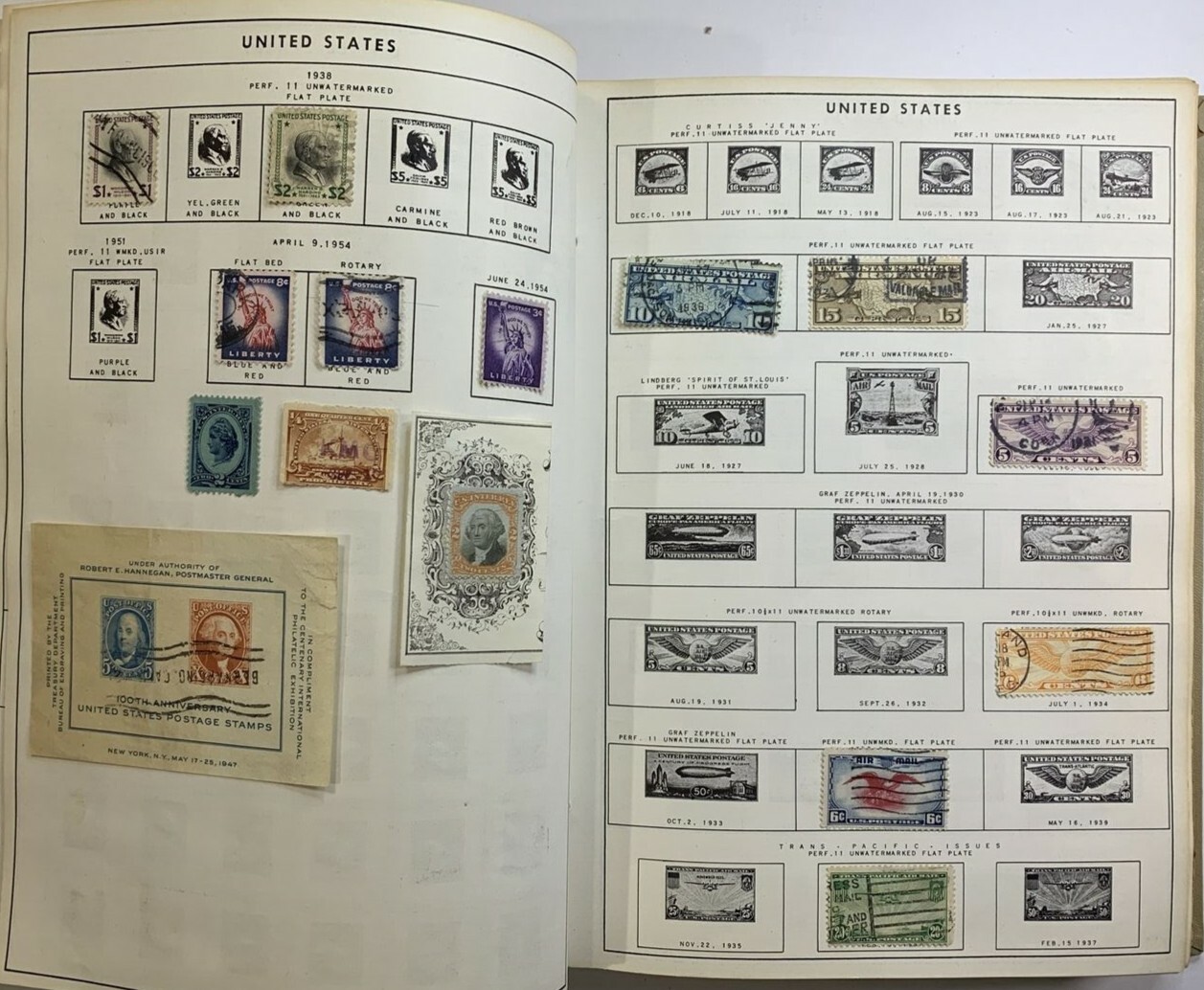 Denhof's Encyclopedic World Wide Stamp Album with 200+ stamps. # KP-101 - Image 9