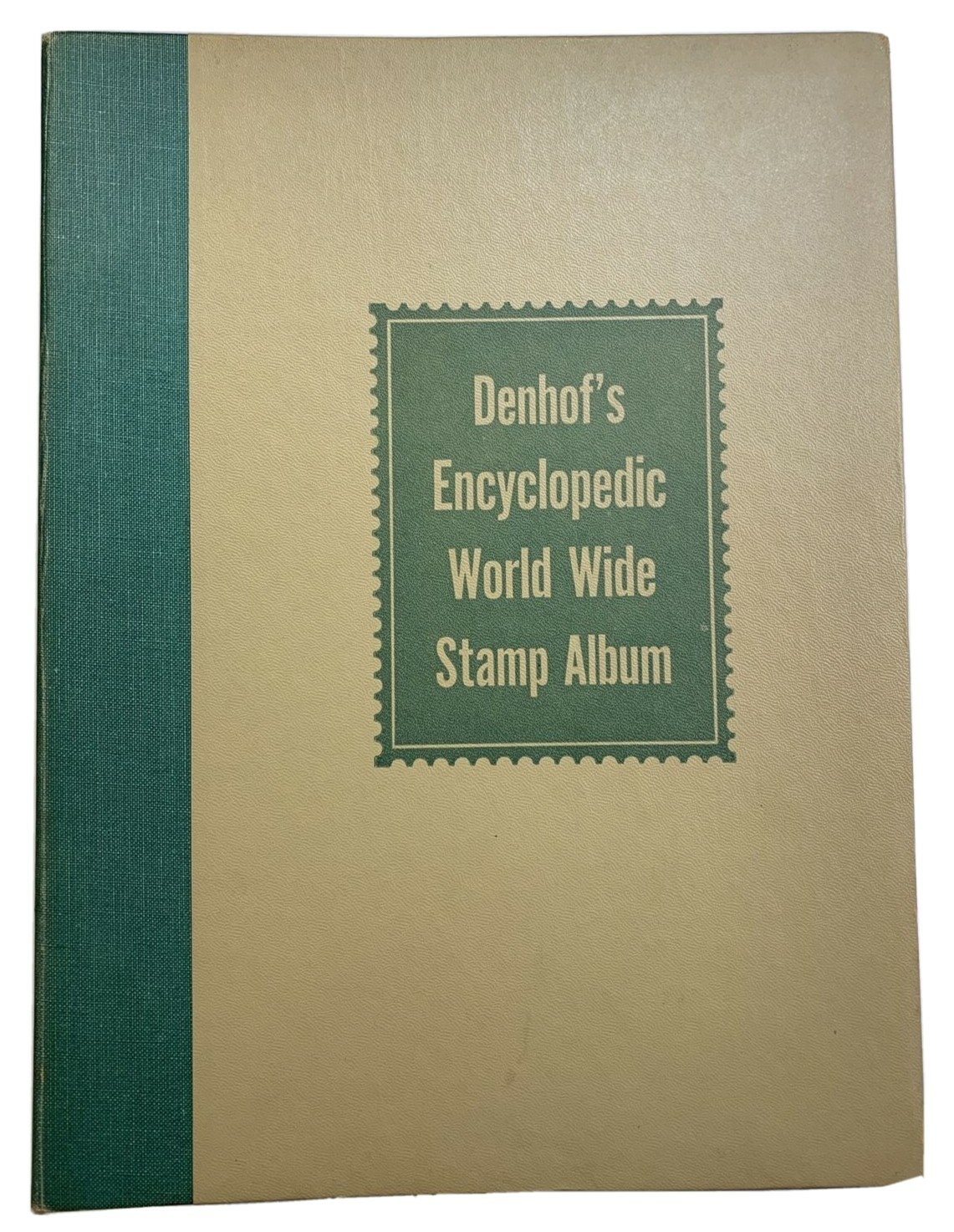Denhof's Encyclopedic World Wide Stamp Album with 200+ stamps. # KP-101