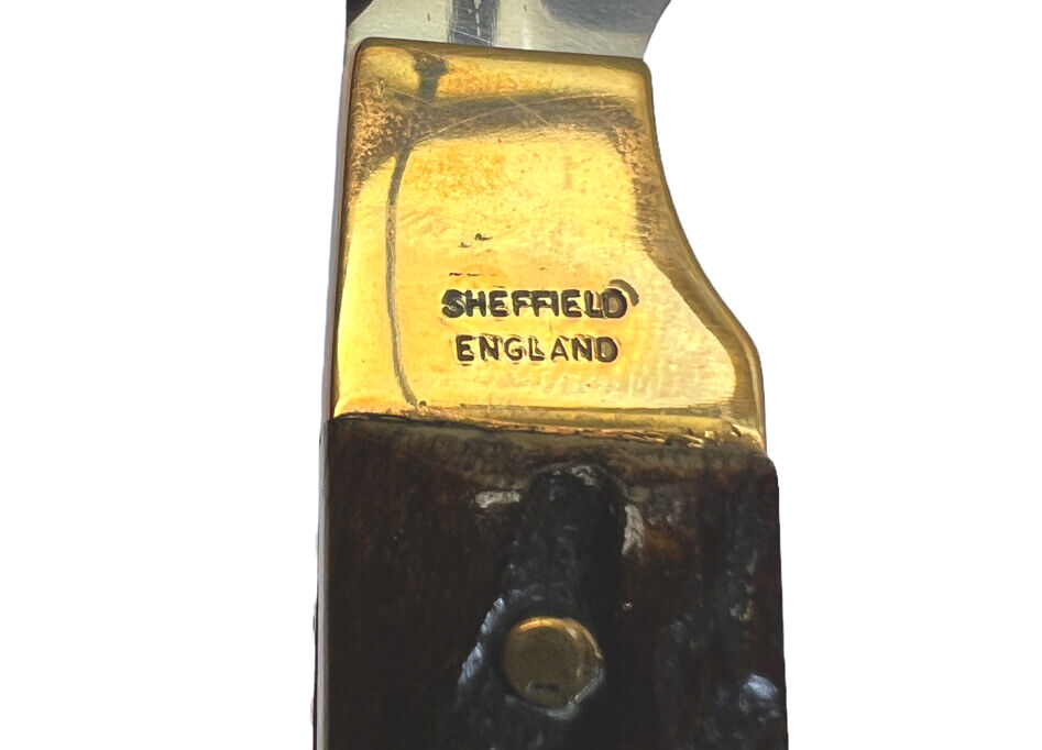 Fixed Blade David Shaw 3 3/8" Stag Fileworked KP-1358 - Image 4
