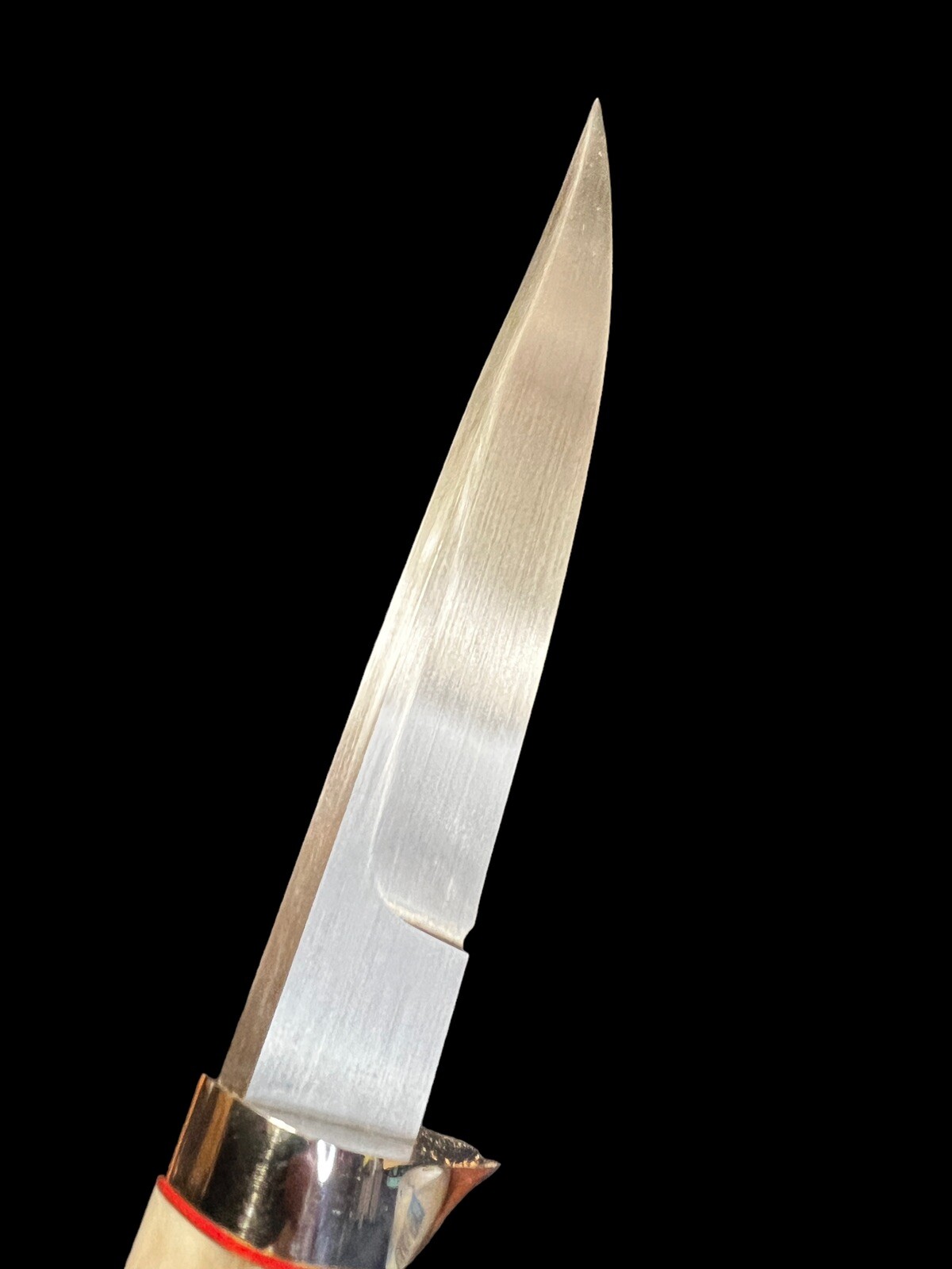 Fixed Blade Duane Bomar, J.S. 4 7/8" Custom Ironwood Curled End DH-2028 - Image 7