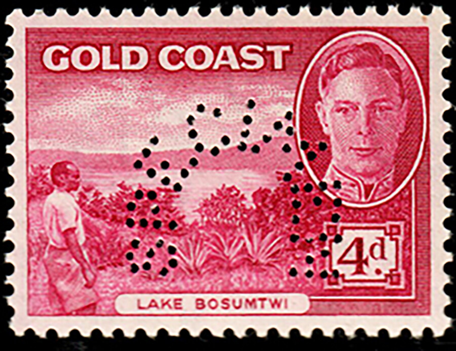 Gold Coast #130S-141S (12) 1948 1/2p-10sh SPECIMEN Set VF MNH (CV $570) - Image 4