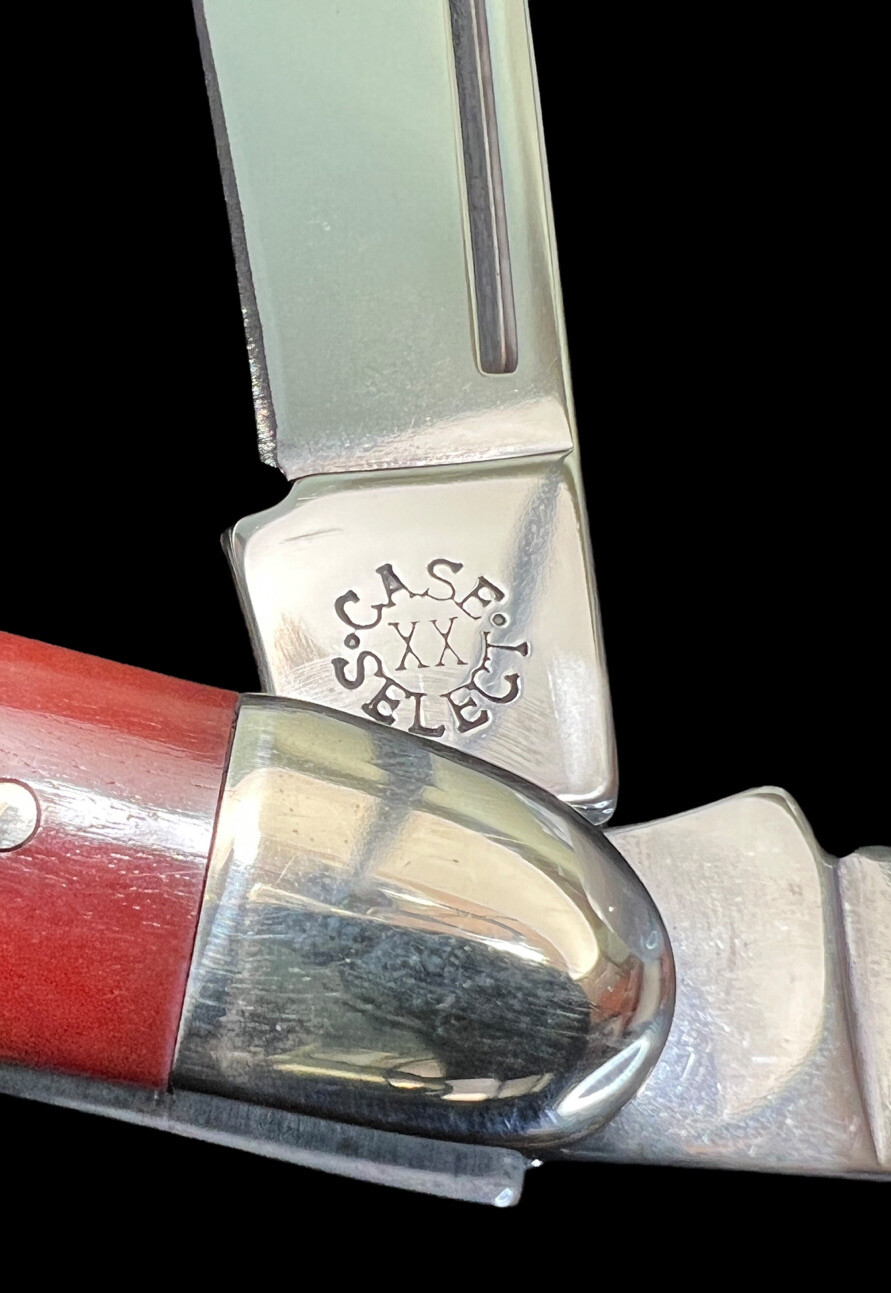 Pocketknife Case 6347 2000 SELECT Stockman Red Jigged Bone KP-1437 - Image 3