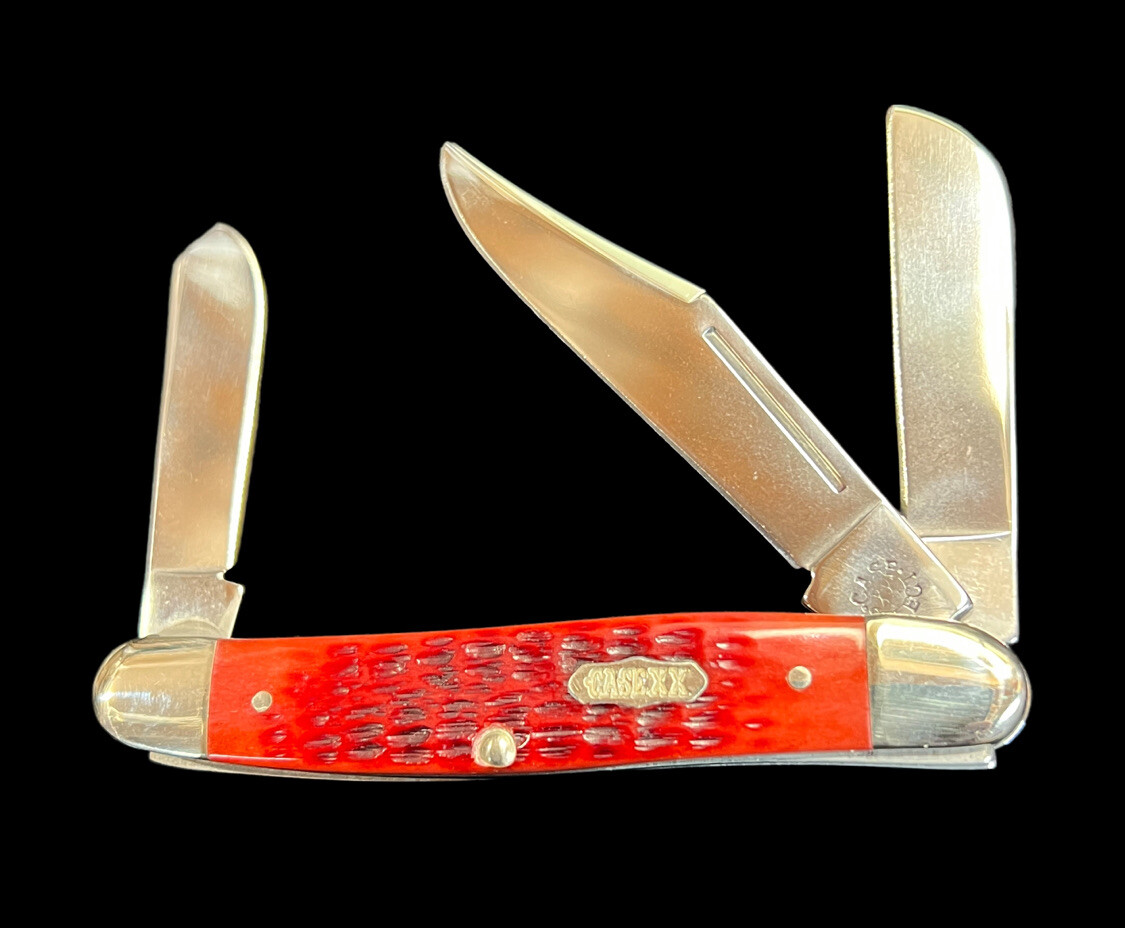 Pocketknife Case 6347 2000 SELECT Stockman Red Jigged Bone KP-1437 - Image 8