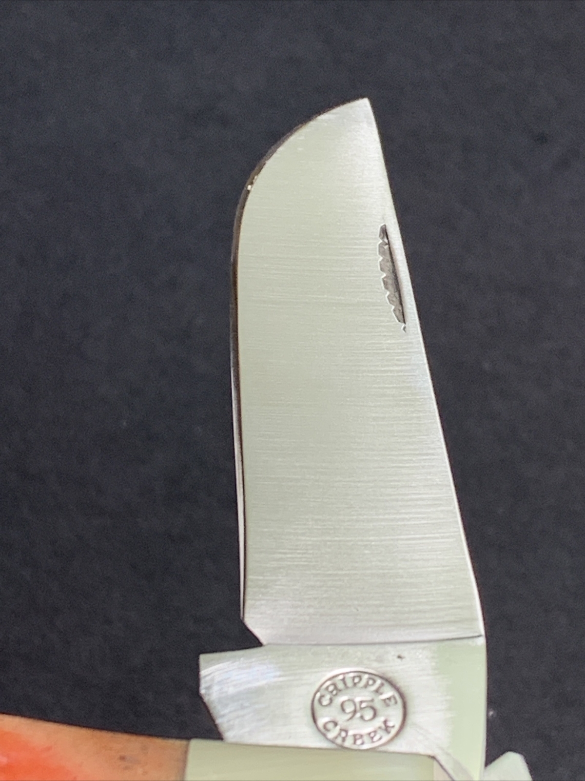 Pocketknife Cripple Creek 1995 J. Trapper Jigged Bone KP-1094 - Image 4