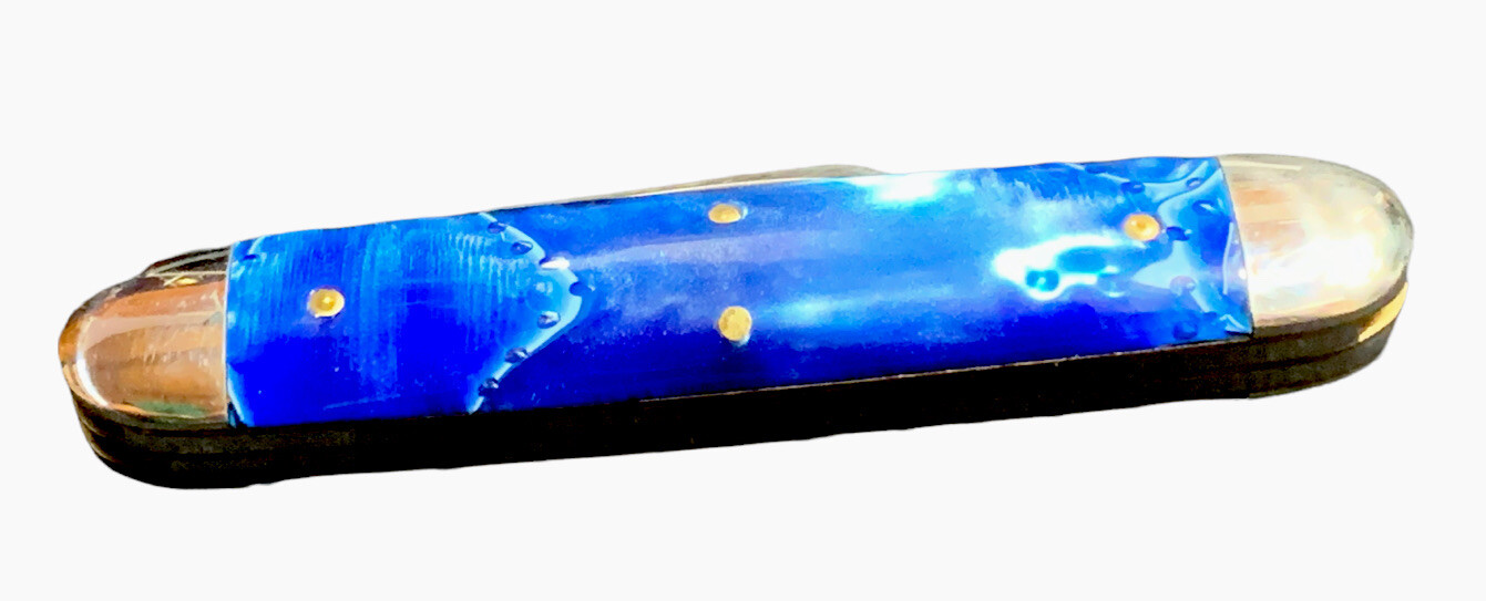 Pocketknife Northfield UN-X-LD 53 2007 Cuban *Blue* Oyster SN 24/50 Made KP-1253 - Image 3