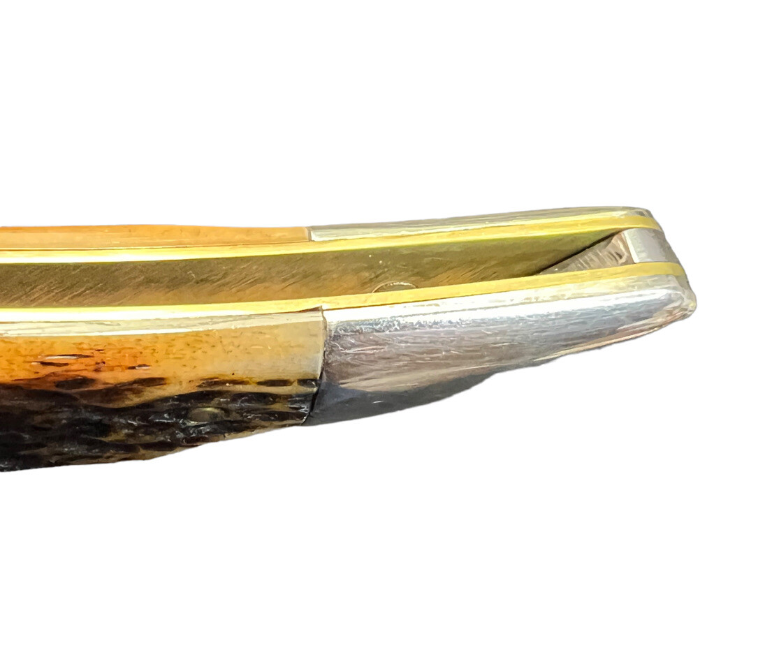 Pocketknife Queen 20 1976 Large Texas Toothpick Rogers Jigged Bone KP-1447 - Image 12