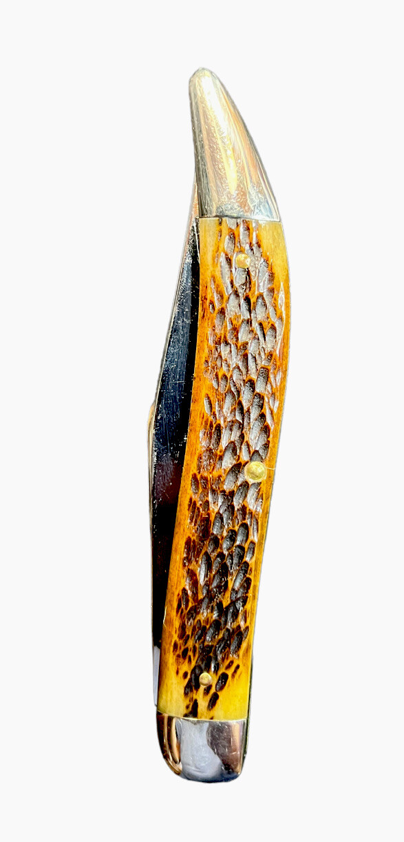 Pocketknife Queen 20 1976 Large Texas Toothpick Rogers Jigged Bone KP-1447 - Image 2