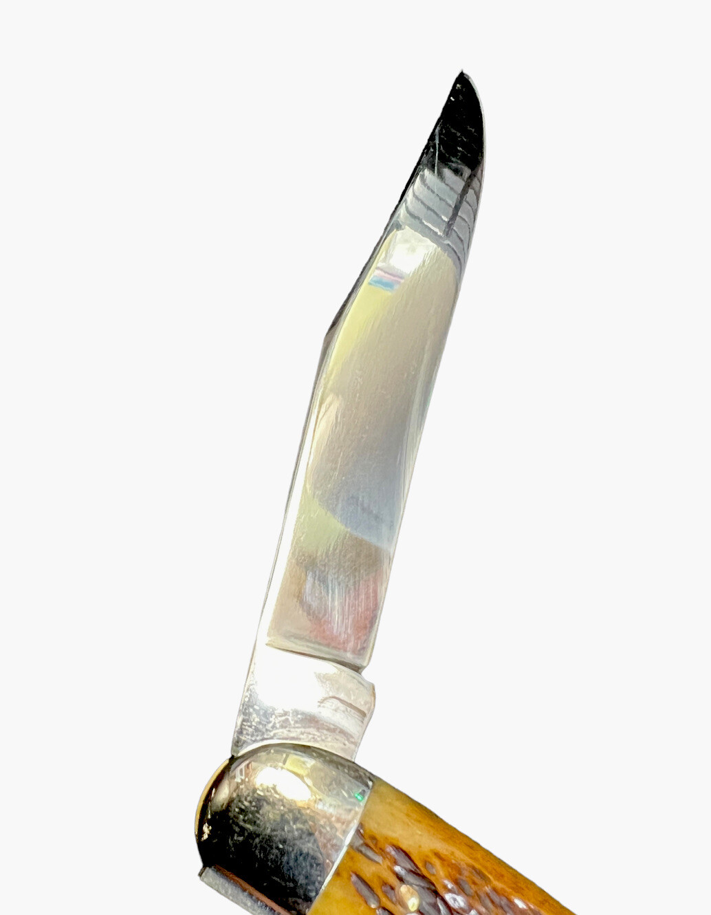 Pocketknife Queen 20 1976 Large Texas Toothpick Rogers Jigged Bone KP-1447 - Image 8
