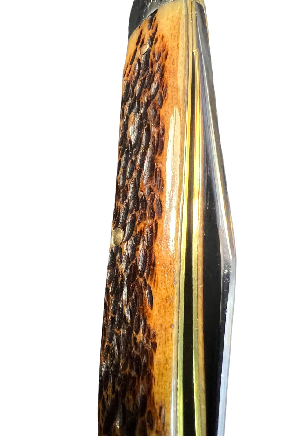 Pocketknife Queen 20 1976 Large Texas Toothpick Rogers Jigged Bone KP-1447 - Image 9