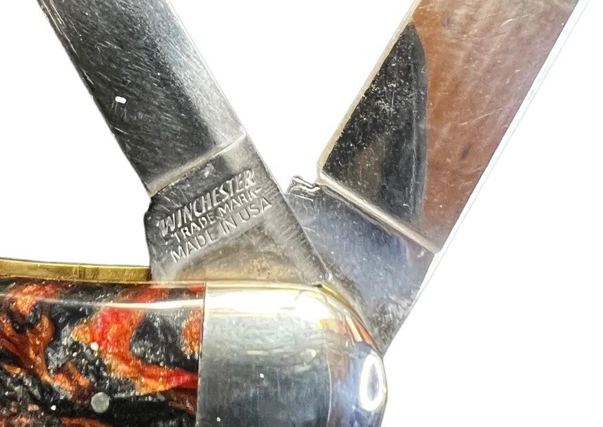 Pocketknife Winchester 300119 1998 Stockman *Charcoal Ruby Copper* Cartr KP-1502 - Image 9