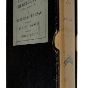 The Girl with the Golden Eyes by Honore De Balzac HC 1928 Private Printing