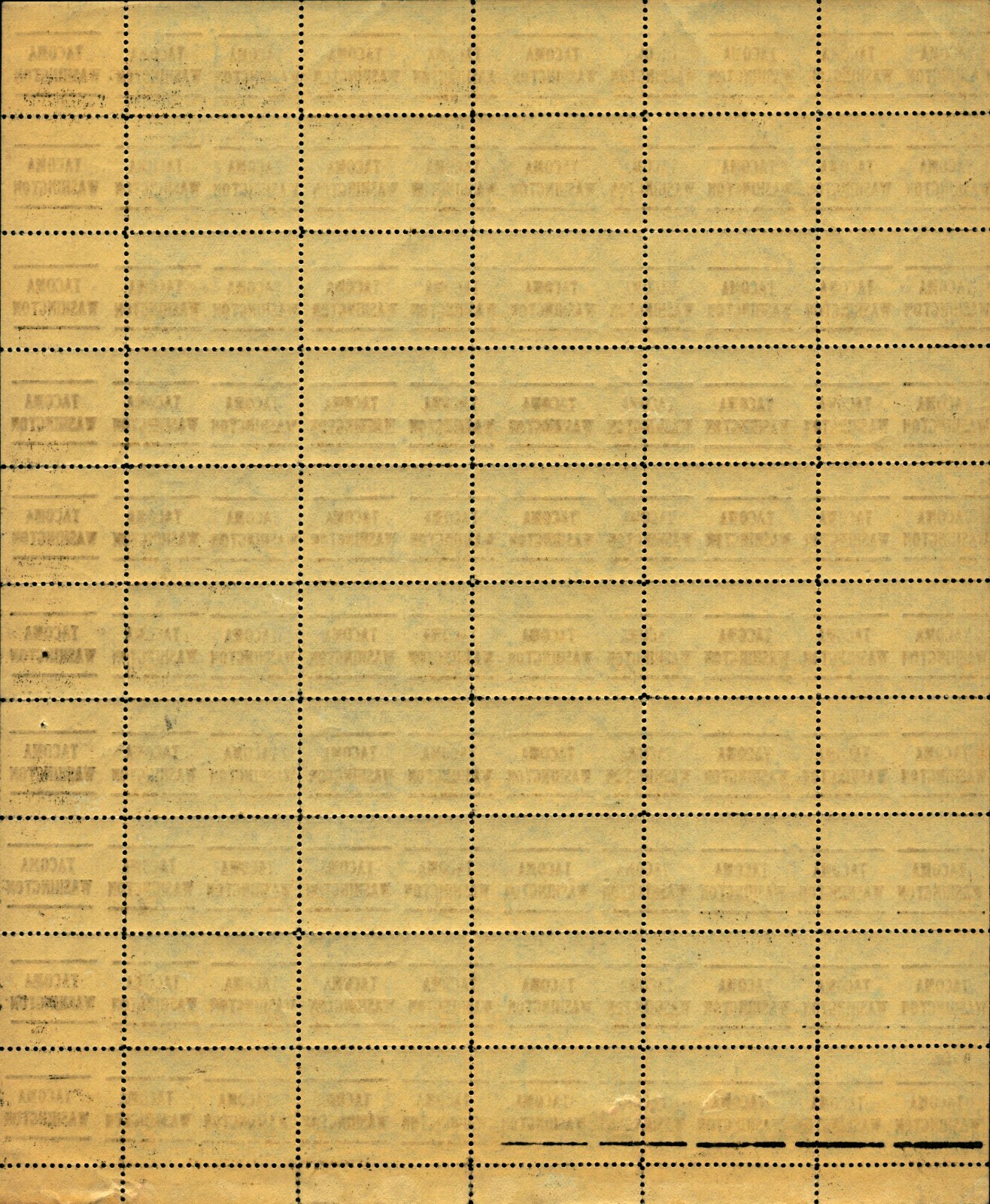 US #616 1924 5c Huguenot-Walloon Sheet. Precancel *Tacoma, WA* OG (CV $3K MNH) - Image 2
