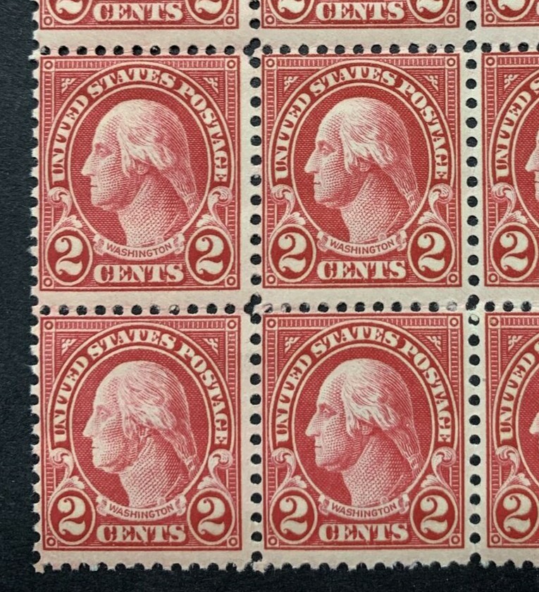US #634 1926 2c Wash. 'Long Ear' Recut Var, PN #20342 UR Pos 34. MNH F (CV $175) - Image 5