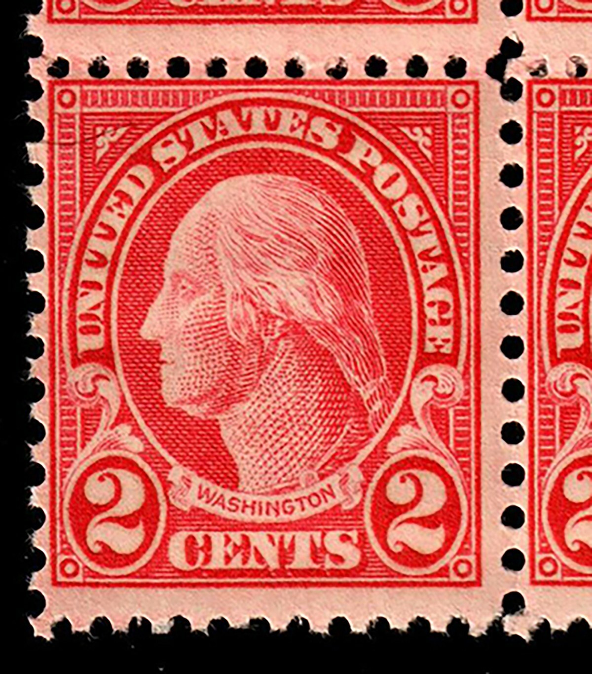 US #634 1926 2c Wash. 'Long Ear' Recut Var, PN #20342 UR Pos 34. MNH F (CV $175)