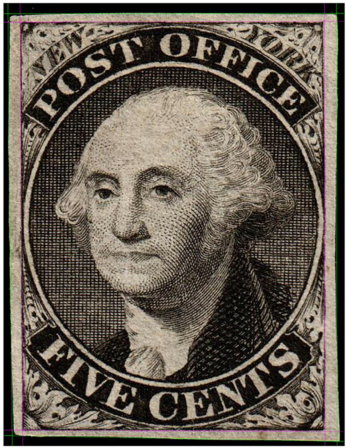 US #9X1e 1845 Provisional. Mint No Gum/No Signature/PF Cert, XF. KP-008 - Image 5