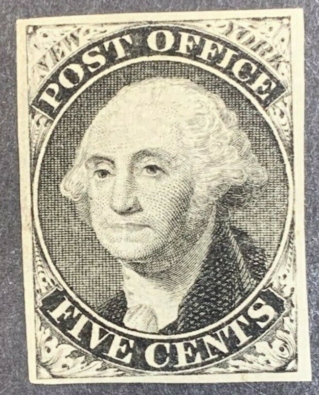 US #9X1e 1845 Provisional. Mint No Gum/No Signature/PF Cert, XF. KP-008 - Image 6