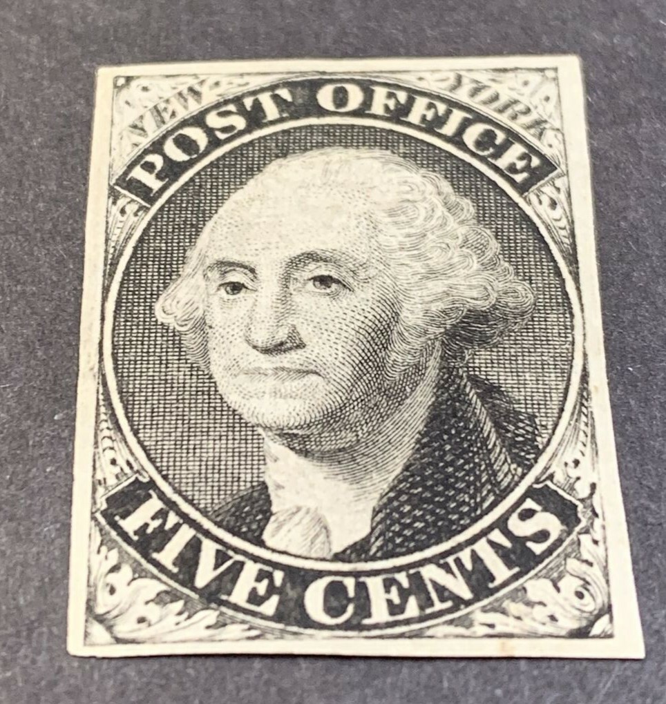 US #9X1e 1845 Provisional. Mint No Gum/No Signature/PF Cert, XF. KP-008 - Image 7