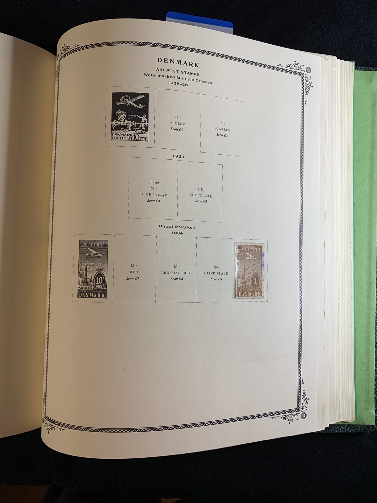 Denmark Scott Specialty Album. 1851-2001 Used F-VF 1,700 Stamps (CV $6,500+) - Image 11