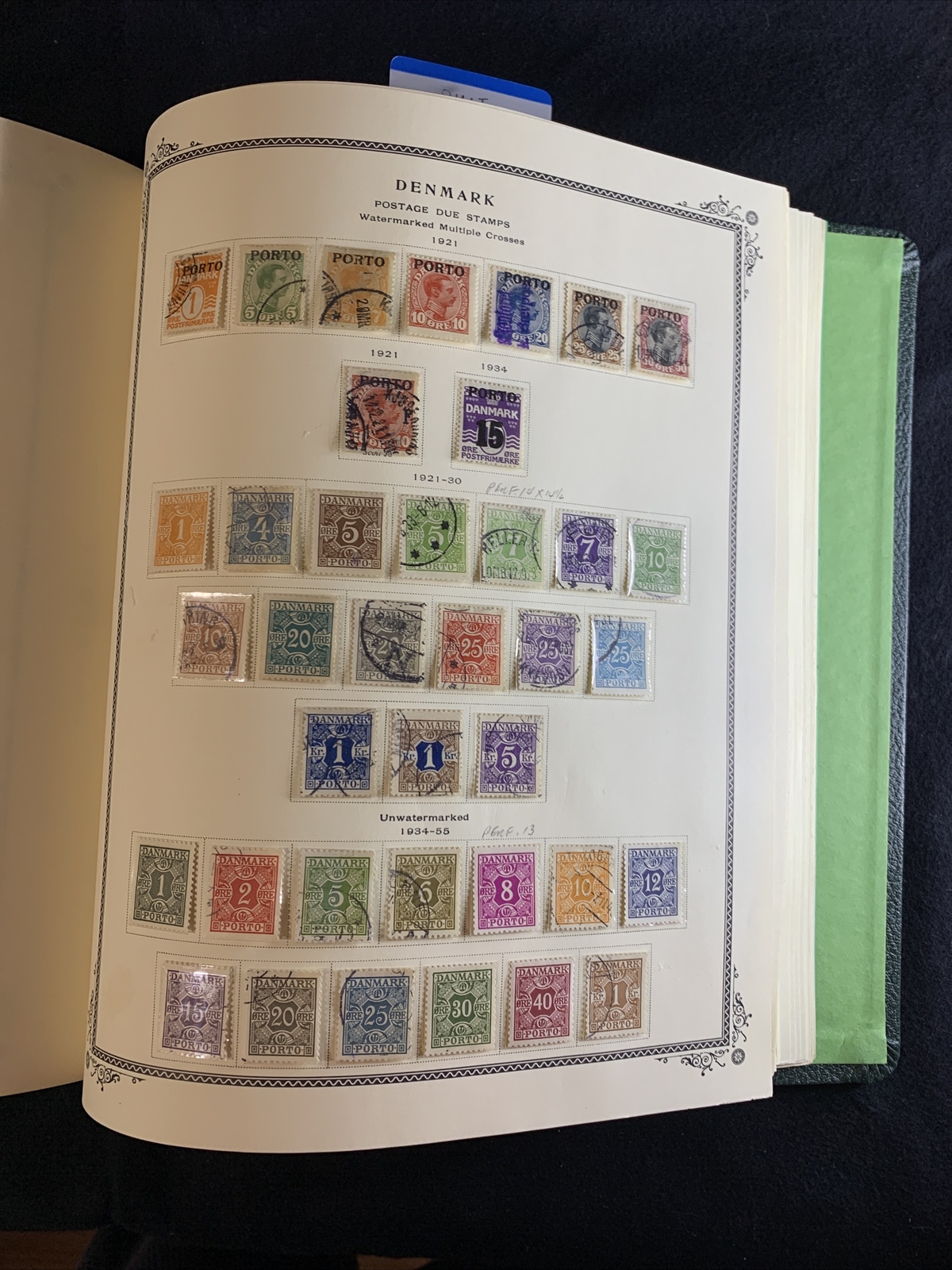 Denmark Scott Specialty Album. 1851-2001 Used F-VF 1,700 Stamps (CV $6,500+) - Image 12