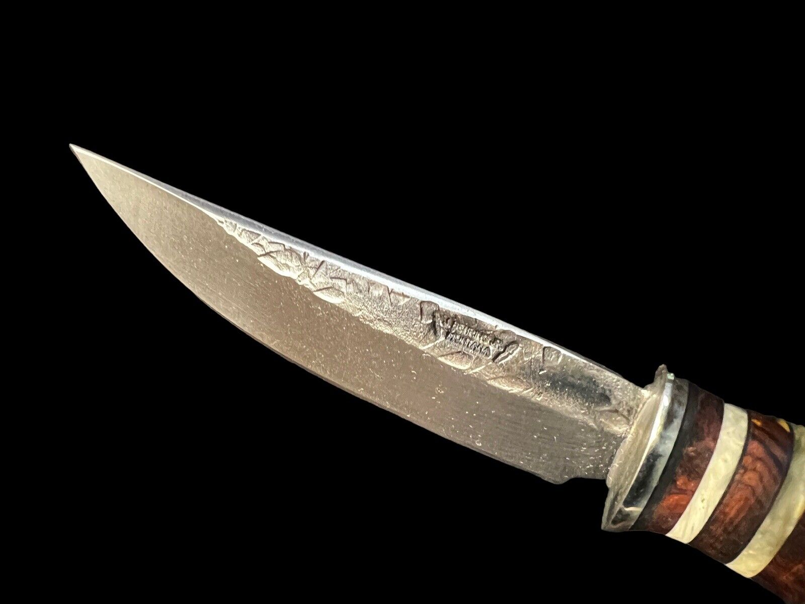 Fixed Blade Behring Made© Forged 4" Woody Pintail DH-1598 - Image 8