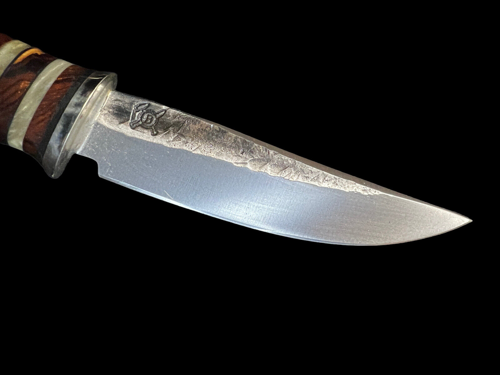 Fixed Blade Behring Made© Forged 4" Woody Pintail DH-1598 - Image 9